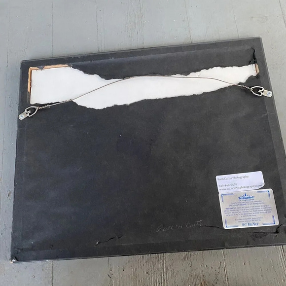 Sunrise Sailboat Ocean View Art Photography Signed Framed W/Tru Gard UV Protect - Picture 7 of 9